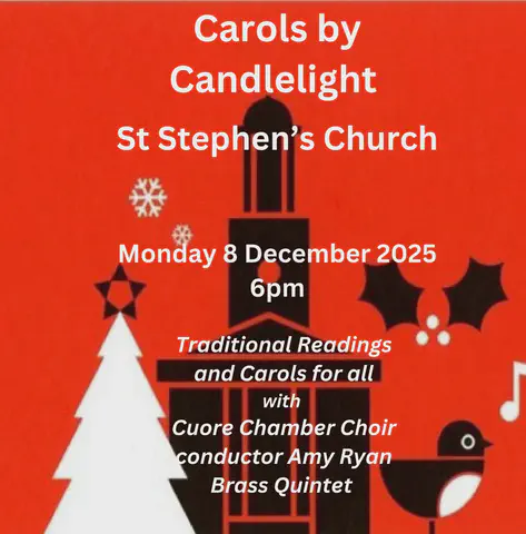 poster image for Carols by Candlelight 2025